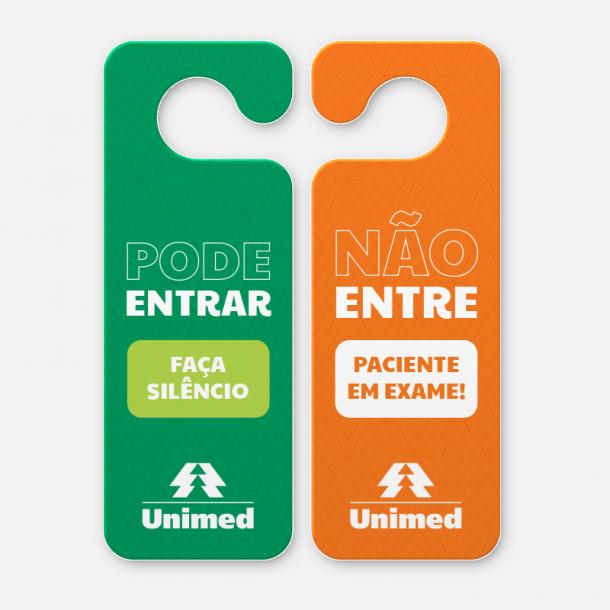 aviso de porta personalizado