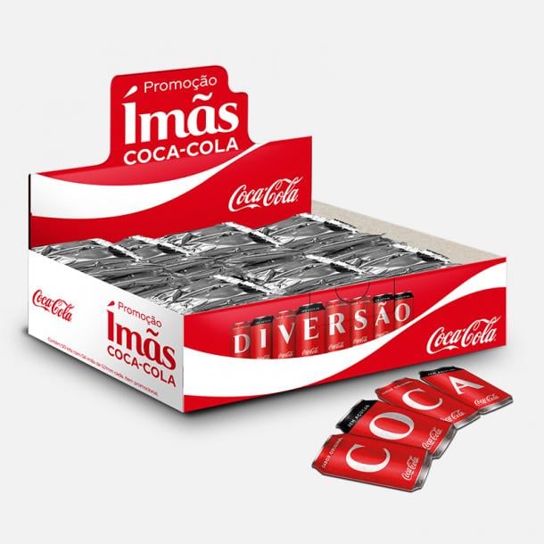 Display de Balcão Coca-Cola + Kit de Ímãs