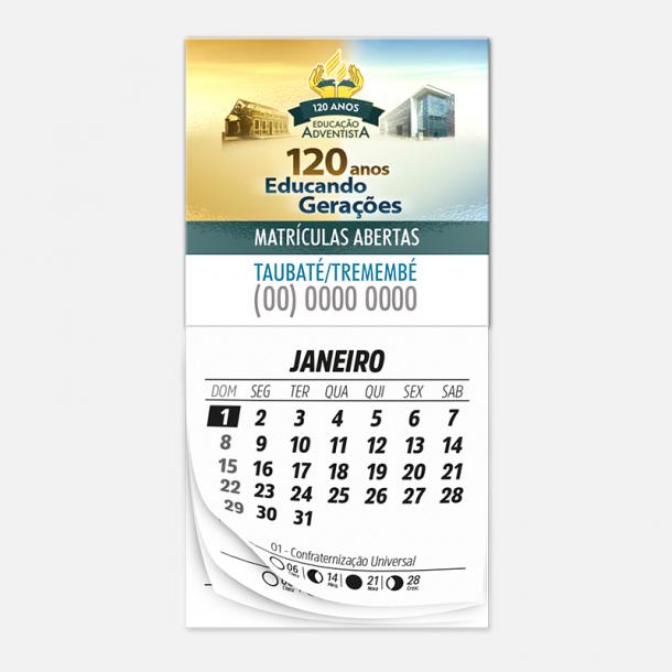 Ímã com Bloco Calendário