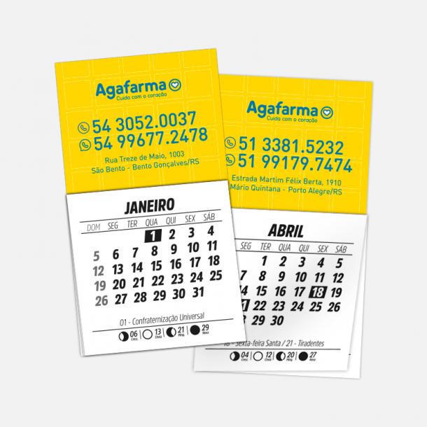 Ímã com Bloco Calendário