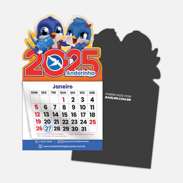 Ímã Personalizado com Bloco Calendário